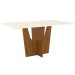 Mesa de Madeira Danielly Nature/Off White Sci36 - Henn