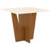 Mesa de Madeira Danielly Nature/Off White Sci39 - Henn