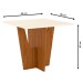 Mesa de Madeira Danielly Nature/Off White Sci39 - Henn