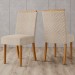Cadeiras Kit 2 Cadeiras Ester Nature/Linho - Henn