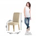 Cadeiras Kit 2 Cadeiras Ester Nature/Linho - Henn