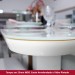 Mesa de Madeira Lucena com Vidro Nature/Off White Sci23 - Henn