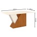 Mesa de Madeira Lucena Nature/Off White Sci25 - Henn
