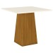 Mesa de Madeira Sarah Nature/Off White - Henn