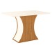 Mesa de Madeira Selena Nature/Off White Sci18 - Henn