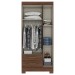 Guarda-Roupa Solteiro Sensi 3 Portas 2 Gavetas Castanho Hp - Briz