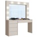Penteadeira Anne 5 Gavetas Off White - Mavaular