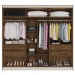 Guarda-Roupa Casal Oslo 6 Portas 4 Gavetas 100% Mdf com Espelho Brauna - Mademarques