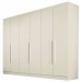 Guarda-Roupa Casal Oslo 6 Portas 6 Gavetas 100% Mdf Off White - Mademarques