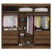 Guarda-Roupa Casal Oslo 6 Portas 6 Gavetas 100% Mdf Brauna - Mademarques