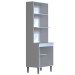 Torre Quente Athena 3 Portas 2 Prateleiras Branco - Irm Móveis