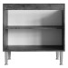 Armário de Cozinha Athena 2 Portas 1 Prateleira Branco - Irm Móveis