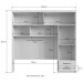 Guarda-Roupa Casal Modulado Athenas 10 Portas 4 Gavetas Off White/Nogueira - Doripel