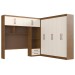 Guarda-Roupa Casal Modulado Athenas 10 Portas 4 Gavetas Off White/Nogueira - Doripel