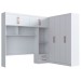 Guarda-Roupa Casal Modulado Olímpia 8 Portas 4 Gavetas Branco - Doripel