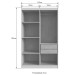 Guarda-Roupa Casal Modulado Olímpia 8 Portas 4 Gavetas Branco - Doripel