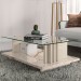 Mesa de Centro Frizz Calacata/Off White - Madetec