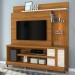Estante para TV Até 50 Polegadas Alan 1 Porta 4 Prateleiras com Rodízios Naturale/Off White - Madetec