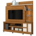 Estante para TV Até 50 Polegadas Alan 1 Porta 4 Prateleiras com Rodízios Naturale/Off White - Madetec