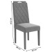 Cadeiras Kit 2 Cadeiras Cinza Cad152ea - Kappesberg