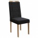 Cadeiras Kit 2 Cadeiras Cad150ea Veludo Preto - Kappesberg