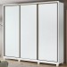 Guarda-Roupa Casal Spazio 3 Portas 6 Gavetas 100% Mdf 42508.58 Branco - Móveis Lopas