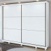 Guarda-Roupa Casal Toronto 2 Portas 6 Gavetas 100% Mdf Branco 45888.58 - Móveis Lopas