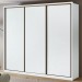 Guarda-Roupa Casal Spazio 3 Portas 6 Gavetas 100% Mdf Branco - Móveis Lopas