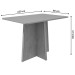 Mesa de Madeira 80 Cm Celebrare Amêndoa/Off White - Móveis Lopas