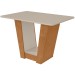 Mesa de Madeira Apogeu Amêndoa/Off White 72680 - Móveis Lopas