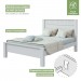 Cama de Casal Athenas Branco - Móveis Lopas