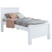 Cama Solteiro Athenas Branco - Móveis Lopas