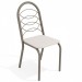 Cadeiras Kit 4 Cadeiras Holanda Nickel Branco - Kappesberg