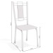 Cadeiras Kit 2 Cadeiras Florença Cromada Branco - Kappesberg