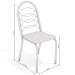 Cadeiras Kit 4 Cadeiras Holanda Cromada Branco - Kappesberg