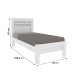 Cama Solteiro Safira Neve- Tcil Móveis