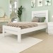 Cama Solteiro Safira Neve- Tcil Móveis