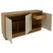 Balcão Buffet 3 Portas 1 Gaveta Natural/Palha Bb2611 - Tecno Mobili