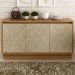 Balcão Buffet 3 Portas 1 Gaveta Natural/Palha Bb2611 - Tecno Mobili