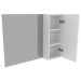 Armário de Banheiro 1 Porta 3 Prateleiras Branco Bn3602 - Tecno Mobili
