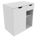 Armário de Banheiro 1 Porta 1 Gaveta Branco Bn3605 - Tecno Mobili