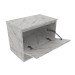 Armário de Banheiro 1 Porta 1 Prateleira Mármore Branco Bn3606 - Tecno Mobili