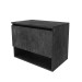 Armário de Banheiro 1 Porta 1 Prateleira Mármore Lunar Bn3606 - Tecno Mobili