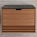 Armário de Banheiro 1 Porta 1 Gaveta Amêndoa/Mármore Lunar Bn3613 - Tecno Mobili