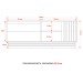 Rack para TV Até 60 Polegadas 2 Portas Natural/Palha R1480 - Tecno Mobili