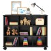 Cômoda Infantil 9 Prateleiras Preto Fosco 1478 - Qmovi