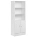 Estante para Livros Gamer 2 Portas 3 Prateleiras Branco - Qmovi