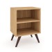 Mesa de Cabeceira Maitê 1 Prateleira Oak - Pnr Móveis