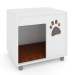 Mesa de Cabeceira Pet Cherry com Almofada Branco - Pnr Móveis