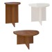 Mesa de Centro Delta Cedro/Off White - Artely Móveis
